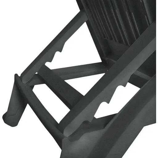 Шезлонг пластиковий Bica Zanzibar, графіт - фото 3