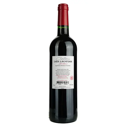 Вино Chateau Des Leotins AOP Bordeaux, красное, сухое, 0,75 л (917818) - фото 4