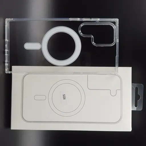 Чехол MagSafe Clear Case для Samsung S22 Plus / S22 Ultra + защитное стекло в подарок - фото 2