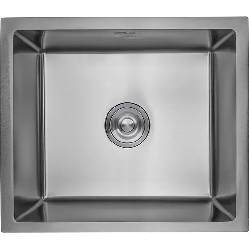 Кухонная мойка Kroner KRP Schwarze - 4843HM PVD (3,0/1,0 мм) (CV022792) - фото 1