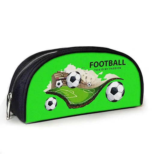 Пенал шкільний для футболіста з принтом Футбольний м'яч 23х10х8 см дитячий для хлопчика (3950)