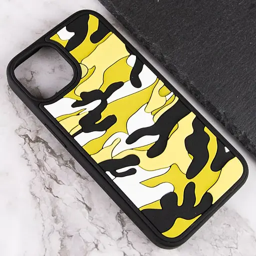 Чохол Epik TPU+PC Army Collection для Apple iPhone 13, 6.1 Жовтий - фото 3