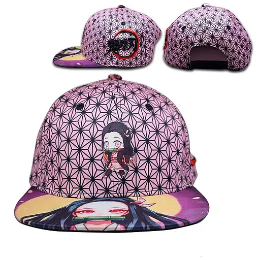 Кепка бейсболка Незуко Камадо Клинок Demon Slayer: Kimetsu no Yaiba KY 1094 - фото 1