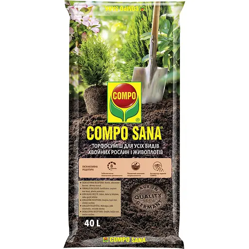 Торфосмесь для всех видов хвойных растений COMPO SANA® 40 л