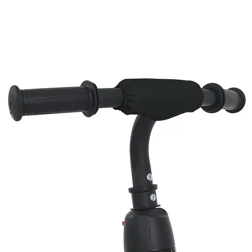 Детский беговел-велосипед MBB 1012-1 Profi Kids 12" EVA-колеса эксцентрик черно-голубой - фото 2