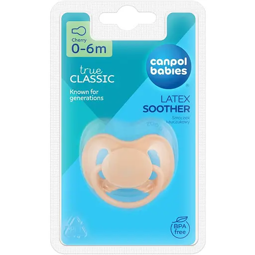 Пустышка Canpol babies Nude латексная круглая 0-6 мес. в ассортименте (23/223_ru) - фото 9