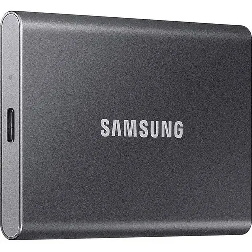 Внешний накопитель SSD Samsung T7 1TB (MU-PC1T0T/WW) Titan Gray - фото 1