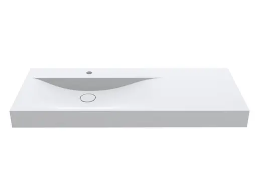Умивальник Miraggio Viola 1200 L matt 0002661, Білий матовий - фото 3