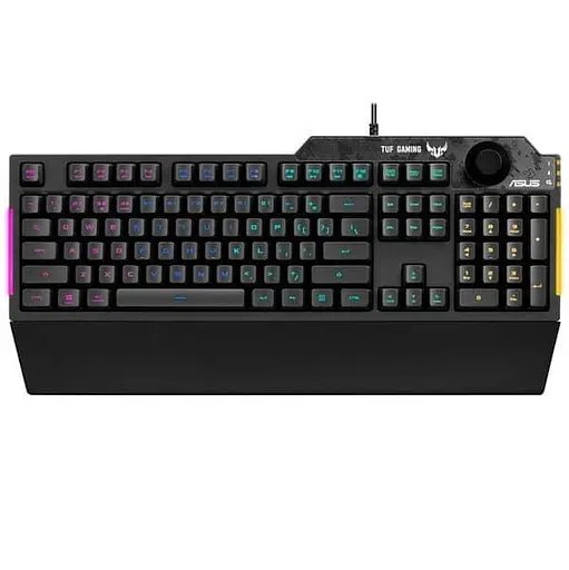 Клавіатура ASUS TUF Gaming K1 RBB USB Black (90MP01X0-BKMA00) - фото 1