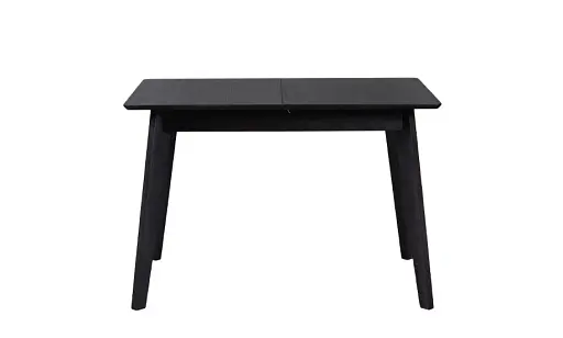 Стол Милан черный 1100/1400x700x750 черные ноги - фото 2