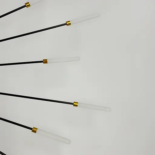 Уникальная потолочная люстра на 30 лучей Ø 116 см Ст. 8838/30 BK | Line F - фото 6