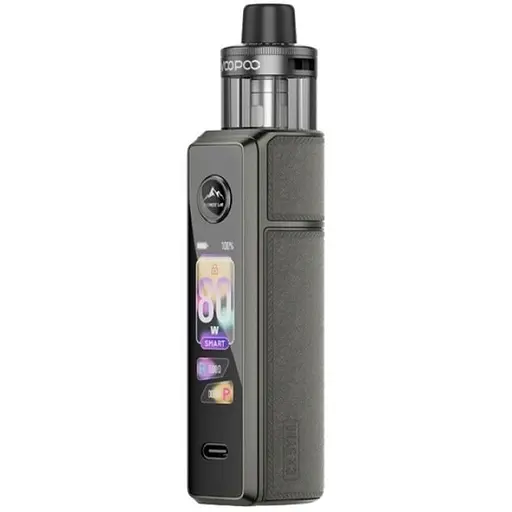 Под-система VooPoo Drag X3 80W Pod with PnP X Cartridge DTL 5 мл електронна сигарета Kit Gray Metal (18815) - фото 1
