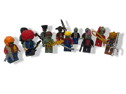 Набор игровых фигурок Растения против зомби 12 шт. с аксессуарами (55002) - фото 5