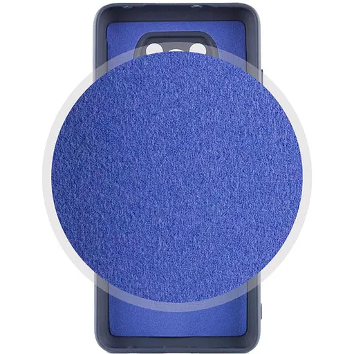 Чохол Silicone Cover Lakshmi Full Camera (AAA) для Xiaomi Poco X3 NFC / Poco X3 Pro Темно-синій / Midnight blue - фото 2