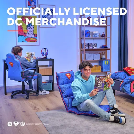 Игровое кресло Trust GXT 703SM Revvo Foldable Armrests Blue (25741_TRUST) - фото 6