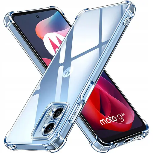 TPU чохол Getman Ease logo посилені кути Full Camera для Motorola Moto G24 Безбарвний (прозорий) - фото 2