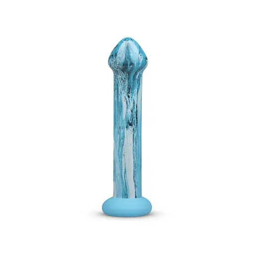 Скляний дилдо Gildo - Ocean Ripple Glass Dildo - фото 3