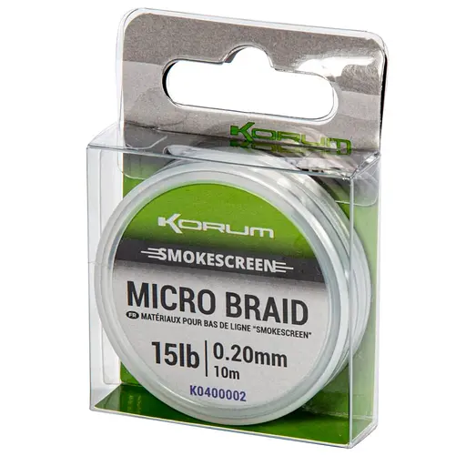 Повідцевий матеріал Korum Smokescreen Micro Braid 15Lb