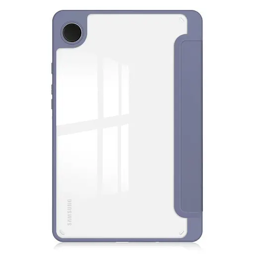 Чехол TPUCristal SlimTPU Spen holder Samsung Galaxy Tab A9 8.7 X110 X115 Фиолетовый - фото 4