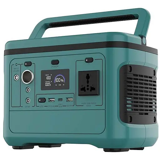 Портативный источник питания V-TAC VT-606, 500W, (26.2Ah /21.6V 568Wh) (275х170х200) 5.4kg