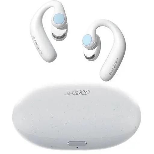 Навушники QCY бездротова стереогарнітура Bluetooth в кейсі T15 білі