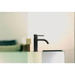 Змішувач для раковини Paffoni Light без донного клапана black matt LIG071NO, Чорний матовий - фото 7