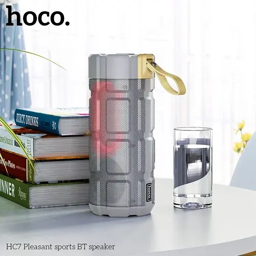 Акустична система Hoco HC7 Pleasant sports BT speaker сірий - фото 2