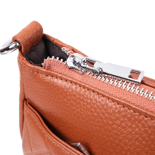 Женская сумка Vintage среднего размера на три отделения из натуральной кожи 24х15х9 см sum0027018 - фото 5