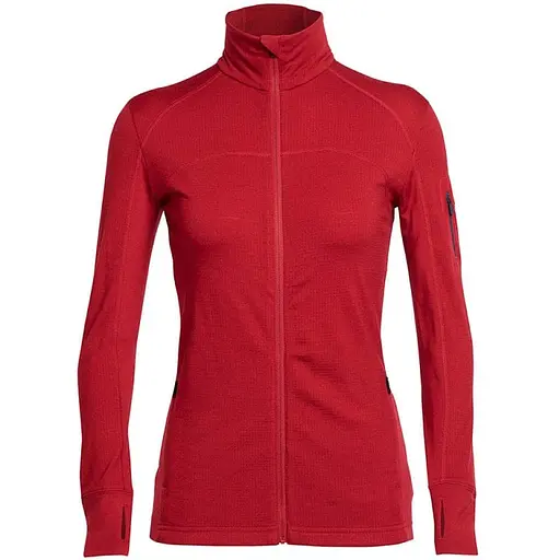 Кофта Icebreaker Terra LS Zip Oxblood/Stealth S (1052-103 092 601 S)