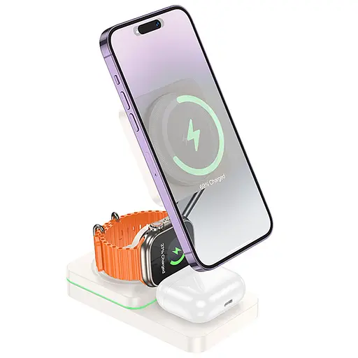 БЗП Hoco CQ10 Consuelo 3-in1 Milky White - фото 3