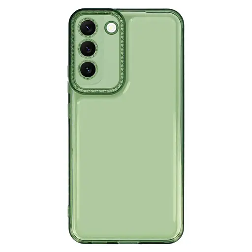 Чехол TPU Starfall Clear для Samsung Galaxy S23 Зеленый - фото 3