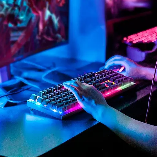 Набор - клавиатура и мышь - HOCO Luminous gaming keyboard and mouse set GM18 - фото 7