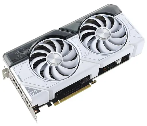 Видеокарта ASUS RTX 4070 SUPER 12GB DUAL WHITE (DUAL-RTX4070S-12G-WHITE) (GDDR6X, 192 bit, PCI-E v4.0) Б/у - фото 2
