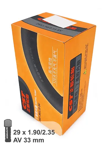 Камера велосипедна CST 29х1.90/2.35 AV 33 мм (G0001347) - фото 2