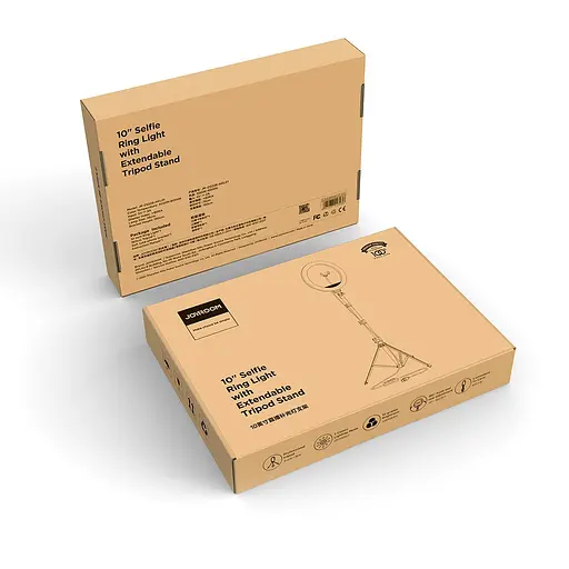 Держатель с кольцевым освещением Joyroom Touch Selfie Ring Light JR-ZS228 AKL01 - фото 9