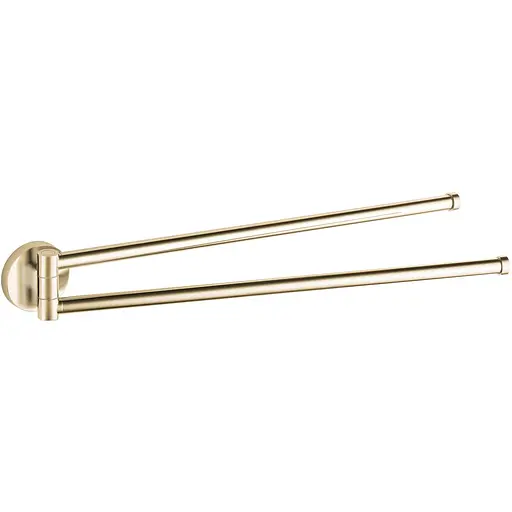 Тримач для рушника VBI Venus brushed gold поворотна подвійна VBI-040018BG Золотий - фото 1
