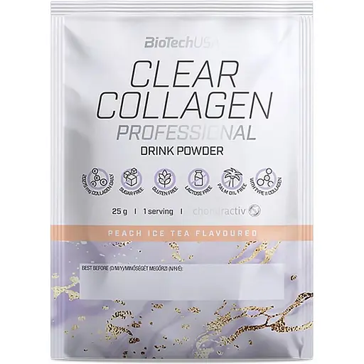 Колаген BiotechUSA Clear Collagen Professional Peach ice tea 25 г