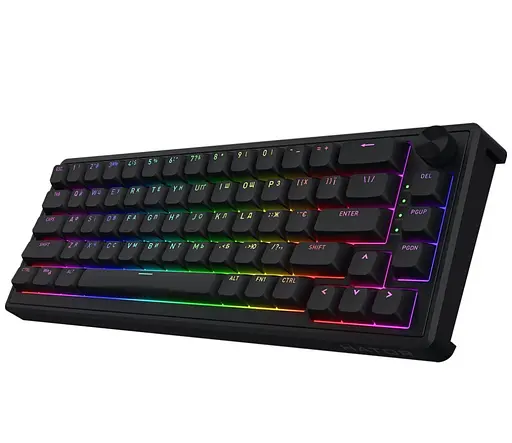 Клавіатура ігрова механічна HATOR HTK-1160-UA Skyfall 65 Black Sterling Speed Switches - фото 2