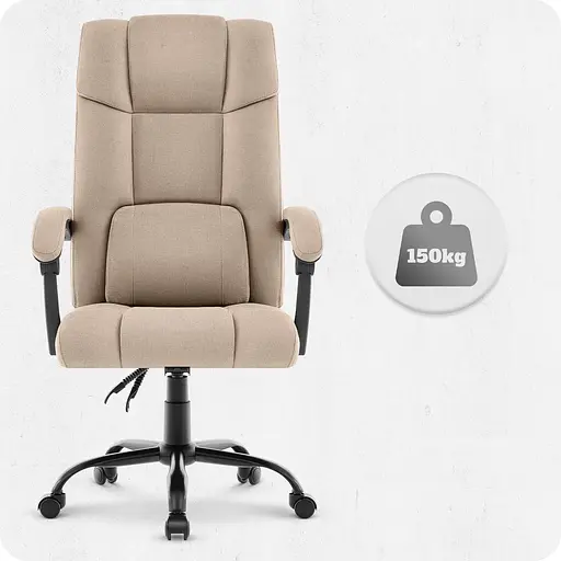 Крісло офісне Cabro C505 Beige тканина - фото 8