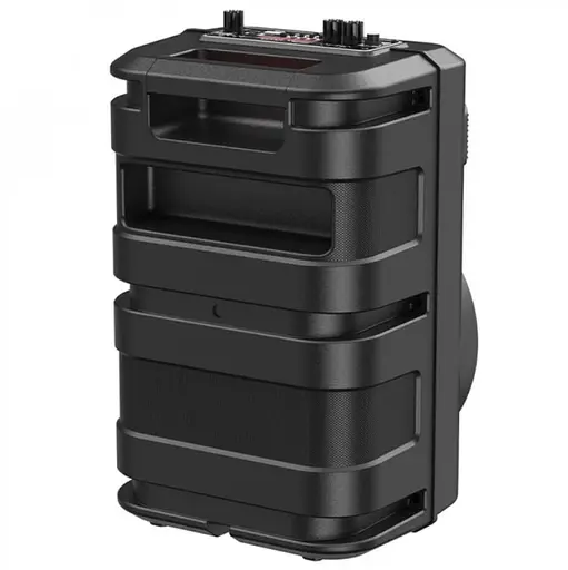 Бездротова bluetooth-колонка з мікрофоном із підсвіткою Hoco BS46 аудіоколонка блютуз з акумулятором Чорний 10 Вт - фото 2