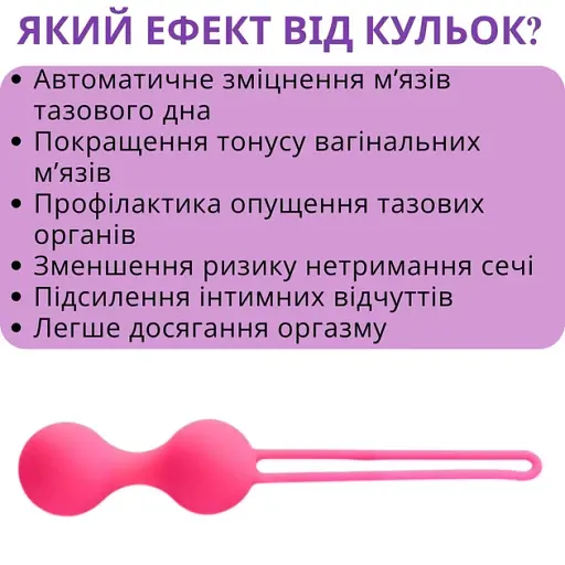 Набір вагінальних кульок I'MCUM Kegel Secret System Рожеві 3 шт (IM-KGE203) - фото 4