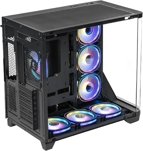 Корпус QUBE MIRAGE 7 ARGB Black (MIRAGE_GBNU3) - фото 4