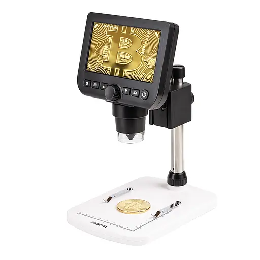 Цифровой микроскоп SIGETA Fair 10x-800x 4.3" LCD (65511) - фото 1