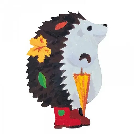 Набір дитячої творчості Розпис по дереву "Магніти-лісові мешканці" РД-006 - фото 3