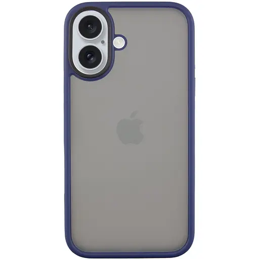 Чохол Epik TPU+PC Metal Buttons для Apple iPhone 16, 6.1 Синій