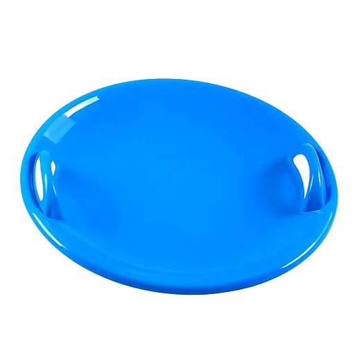 Детские сани-ледянка Л70482, пластиковые, голубой цвет, 60x60x10 см