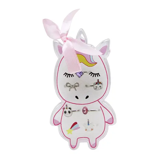 Аксессуары обручки металлические Единорог Beauty Star, набор 6 шт. (в ассортименте)