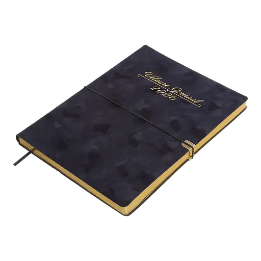 Ежедневник датированный Buromax Velour 2026 A4 искусственная кожа черный (BM.2771-01) - фото 2