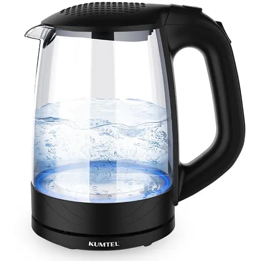 Чайник Kumtel TWIX HMKT-15 Glass&Black скло - фото 1
