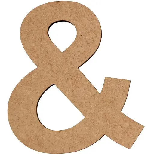 Заготовка Rosa Talent Знак & МДФ висота 10 см 5 шт